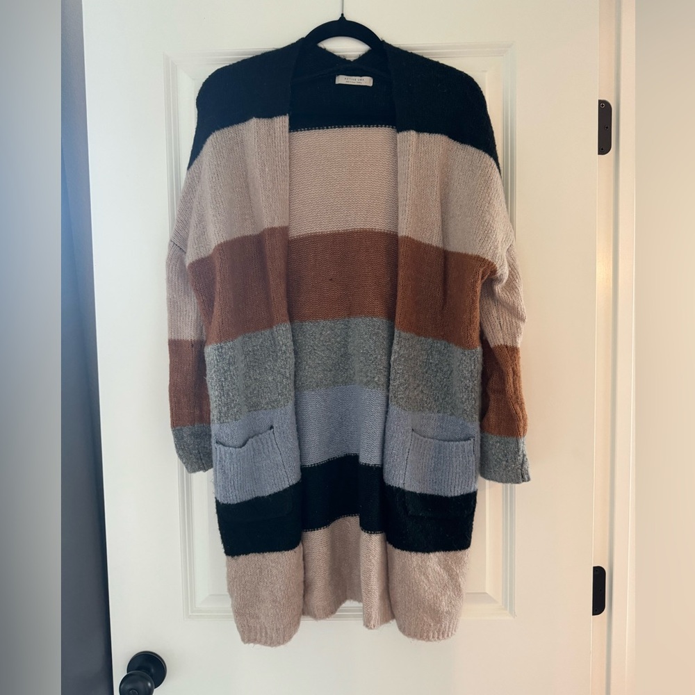 Active USA Color blocked Cardigan